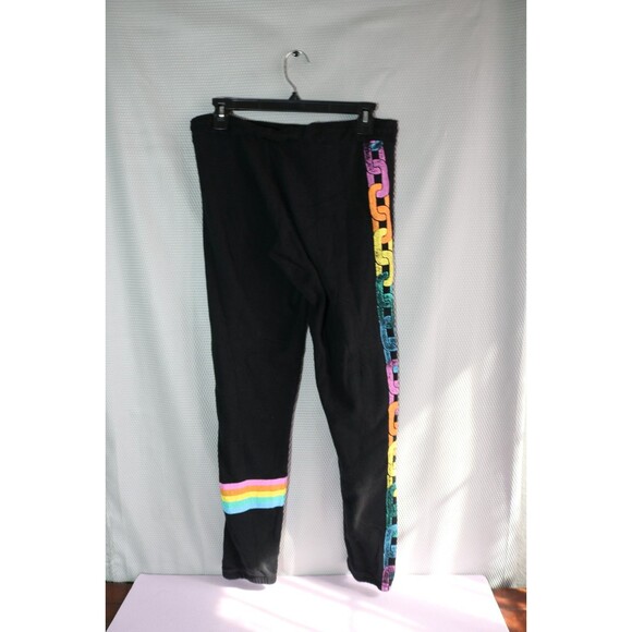 Lauren Moshi Joggers Colorful Chain SZ S Sweatpants Reggae Designer Brand - Picture 6 of 8